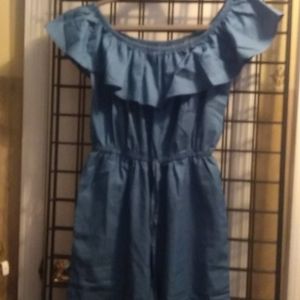Denim like Jumpsuit size Medium